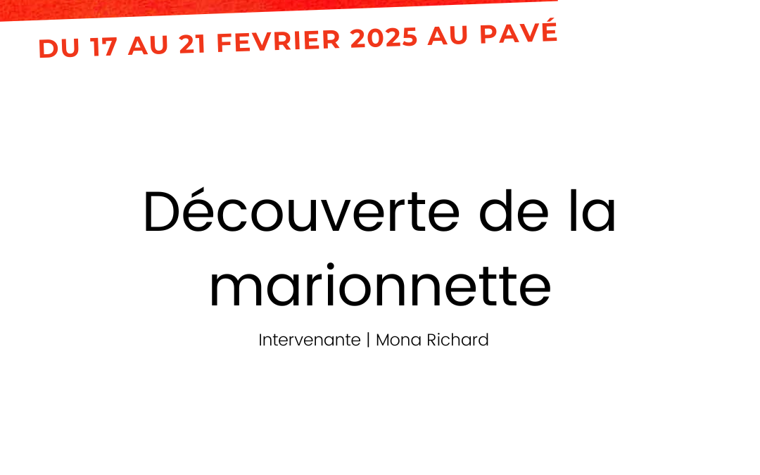 Découverte de la marionnette